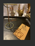 Abstract Form Copper Statement Earrings