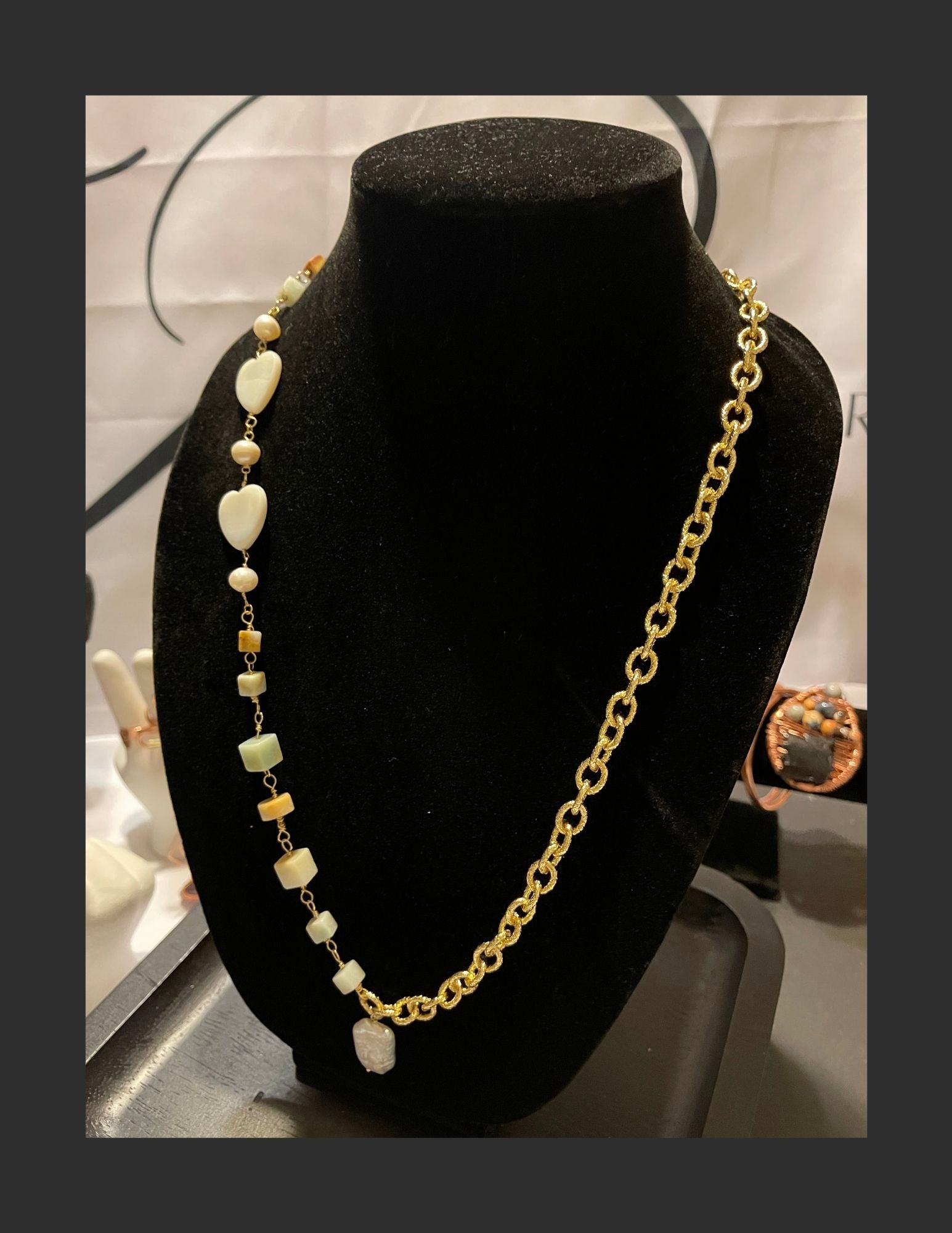 Asymmetrical Statement Necklace