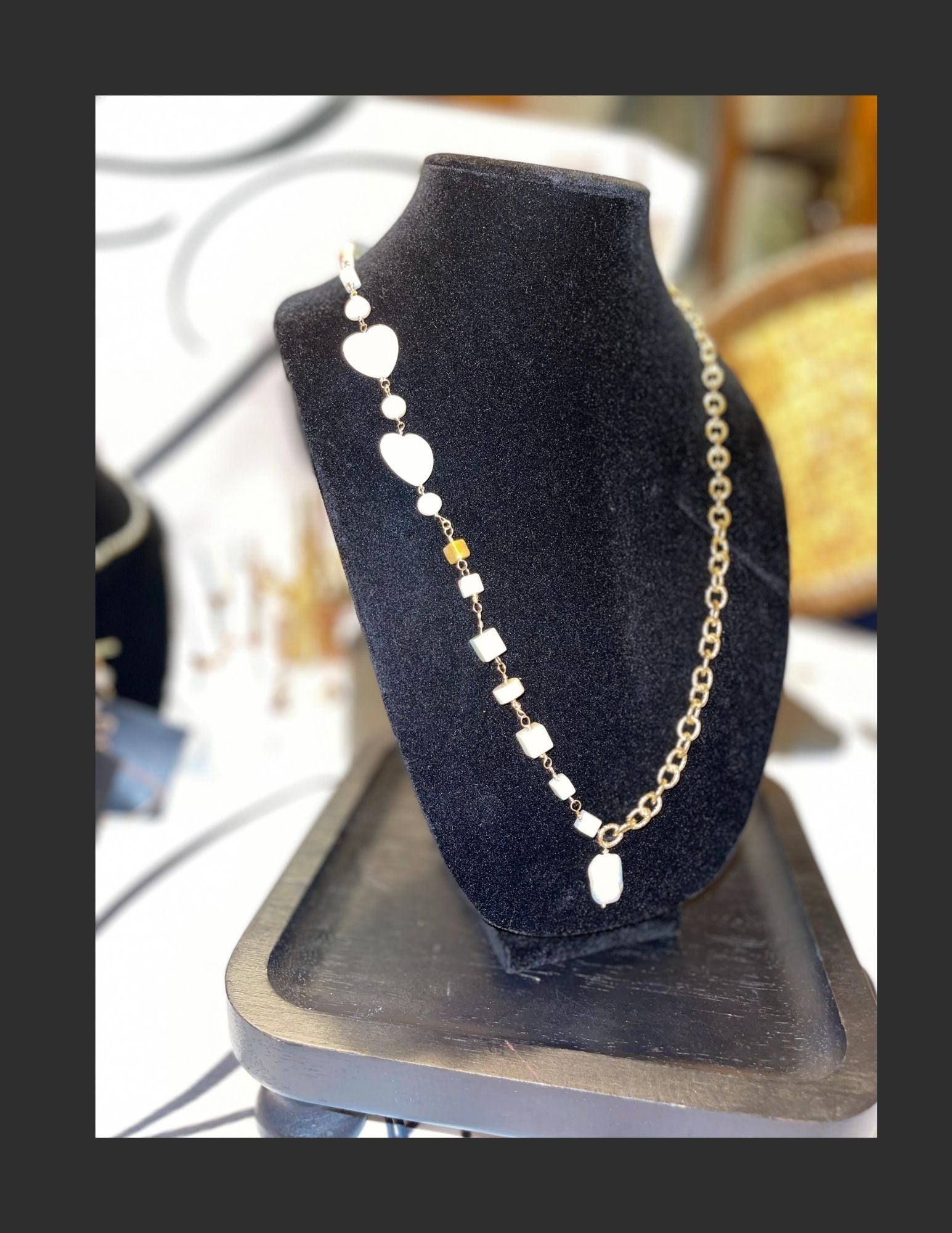 Asymmetrical Statement Necklace