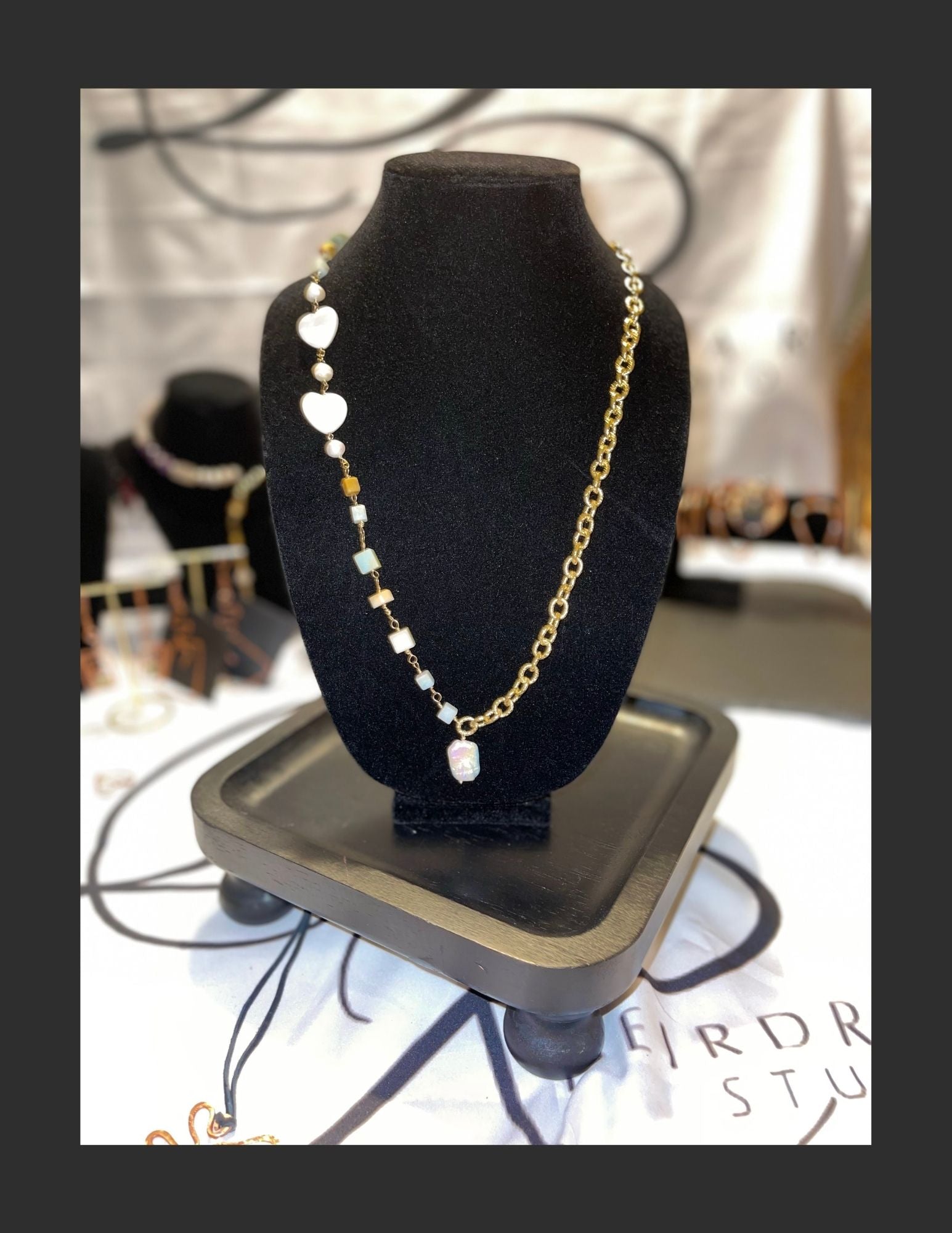 Asymmetrical Statement Necklace