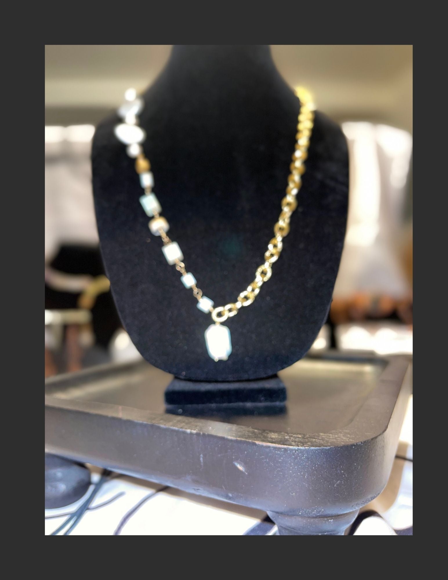 Asymmetrical Statement Necklace