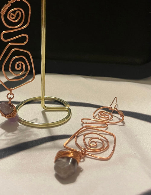 Amethyst Ascension Earrings